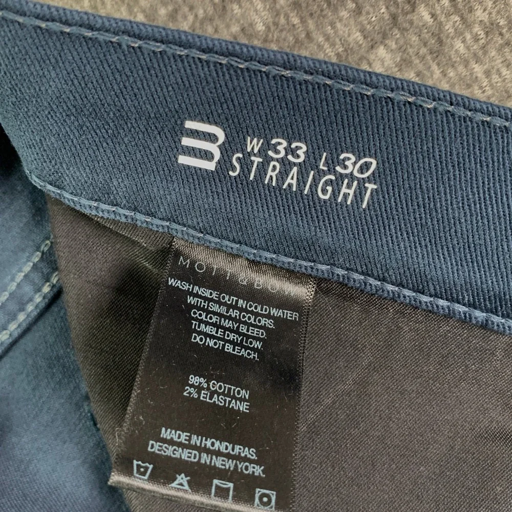 Mott & Bow Men's Straight Jeans - Navy